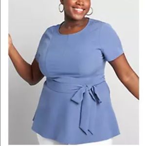 Lane Bryant Lena Top in blue